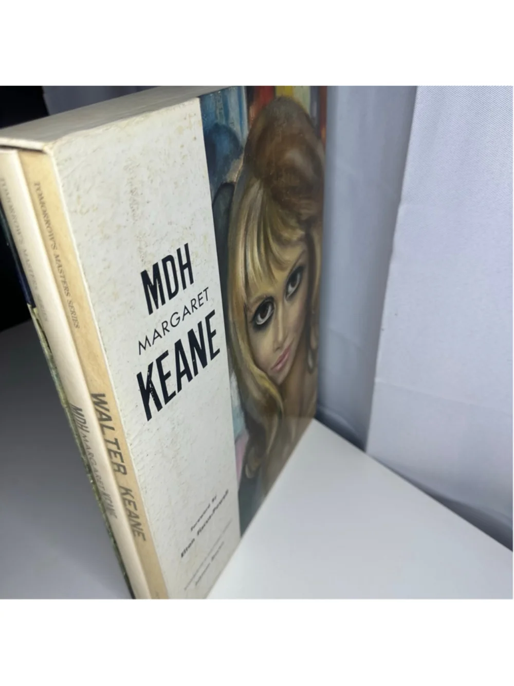 Vintage 1964 Margaret Keane & Walter Keane Big Eyes Art Books 2 Vol Set Slipcase